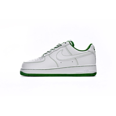  GET Air Force 1 Low Contrast Stitch White Pine Green,CV1724-103 01