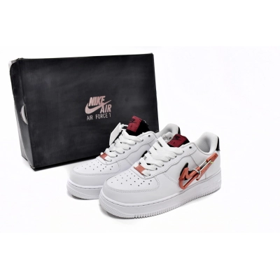  GET Air Force 1 Low Carabiner Swoosh Red,DH7579-100 02