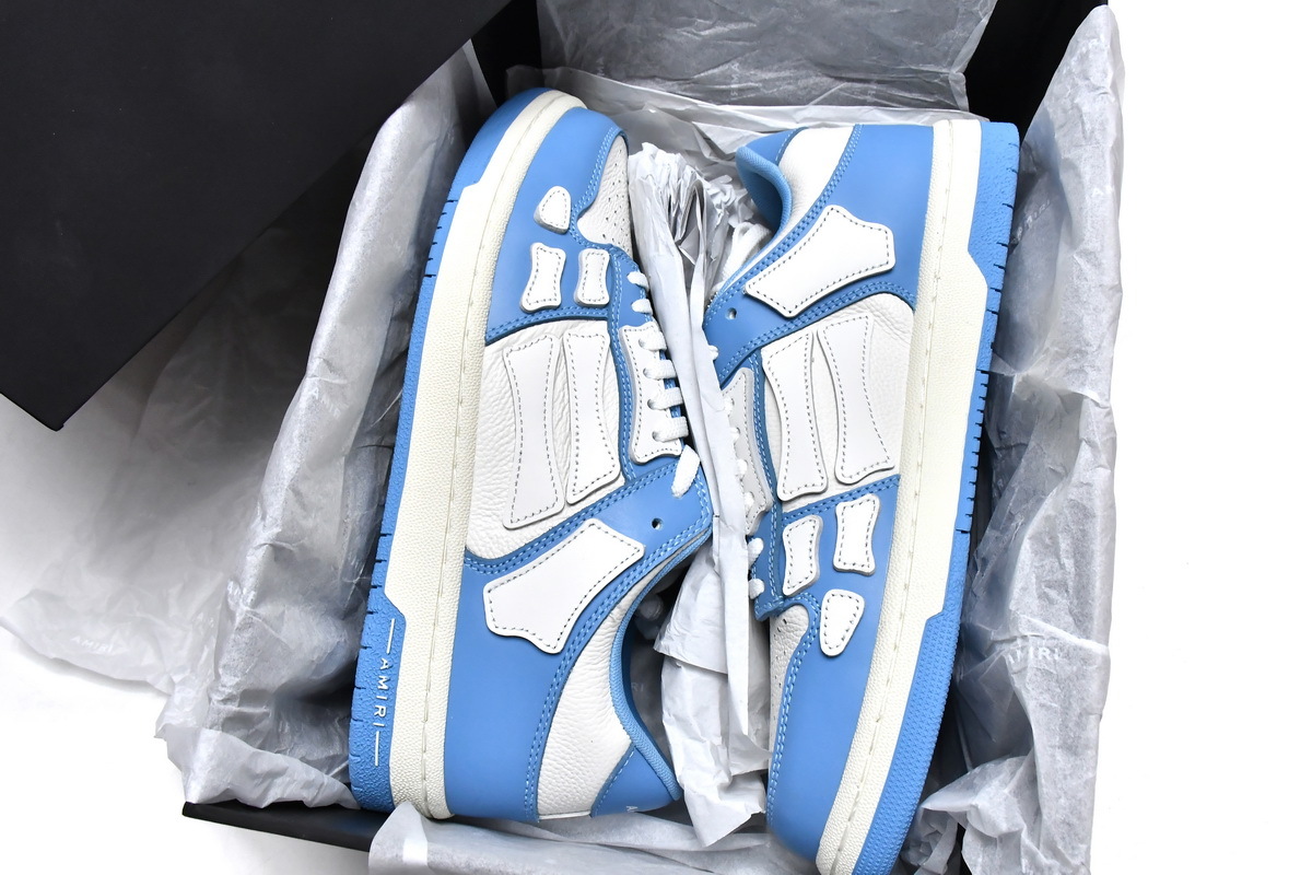  Perfectkicks AMIRI Skel Top Low Whtie Blue,MFS003-462 