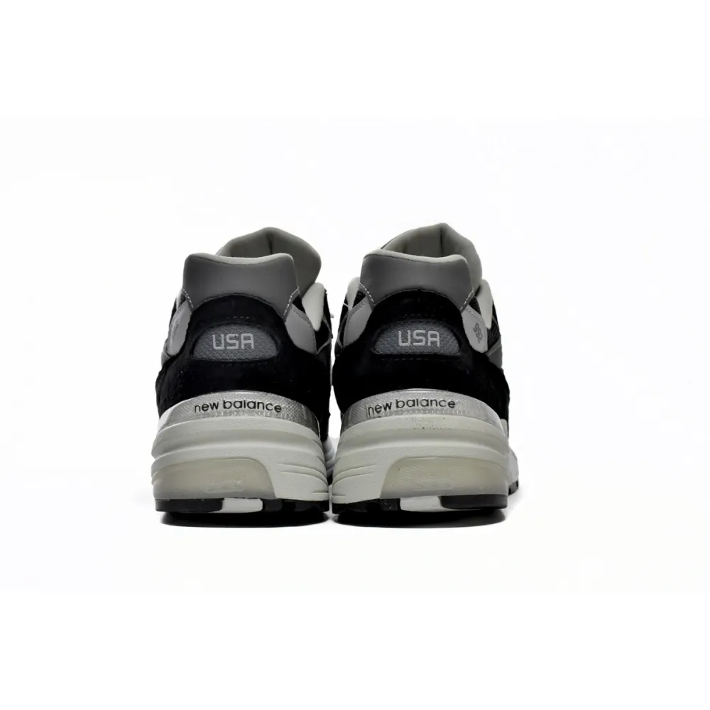 Perfectkicks New Balance 992 Black Grey Suede,M992EB 