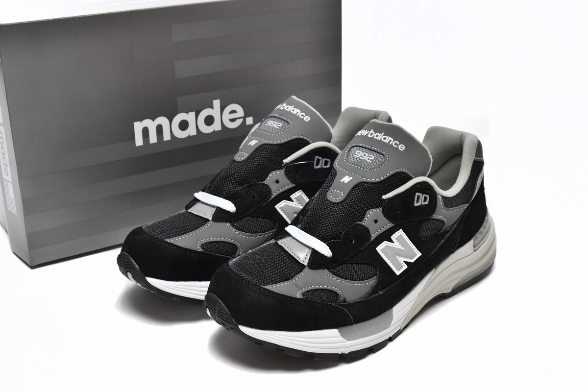  Perfectkicks New Balance 992 Black Grey Suede,M992EB 