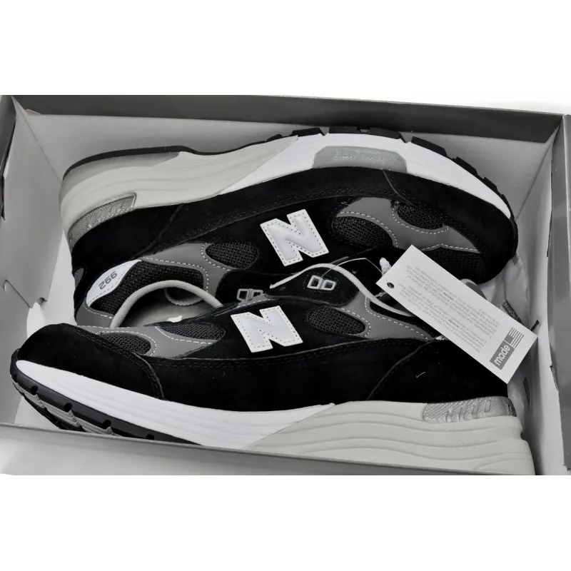 Perfectkicks New Balance 992 Black Grey Suede,M992EB 