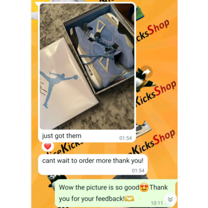 Perfectkicks Jordan 4 Retro University Blue,CT8527-400