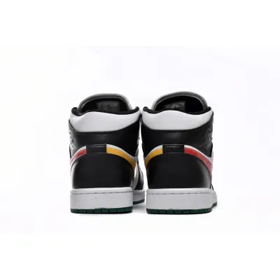 GET Jordan 1 Mid Alternate Swooshes Red Yellow (W) 02