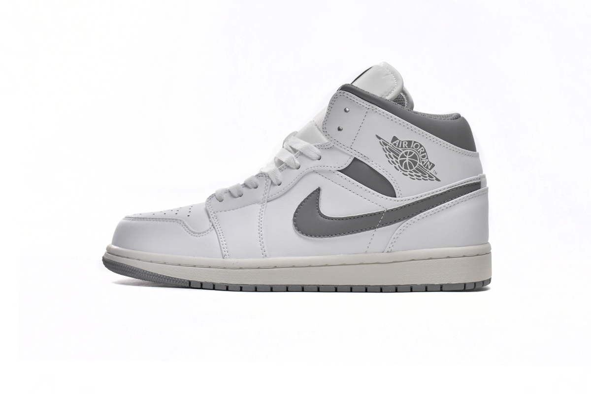  GET Jordan 1 Mid Neutral Grey