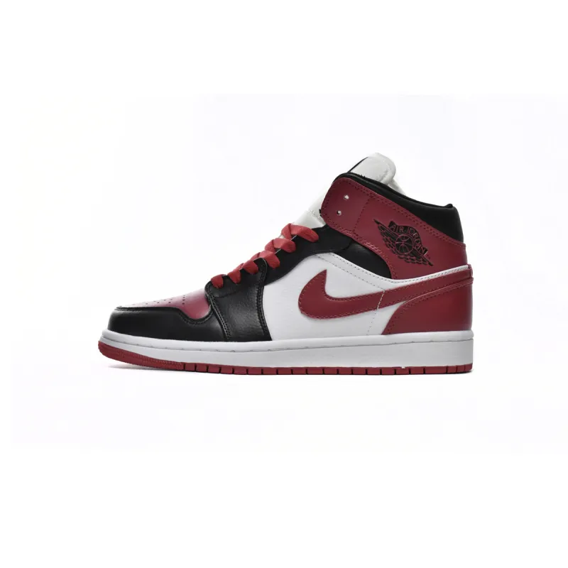 GET Jordan 1 Mid Alternate Bred Toe (W),BQ6472-079