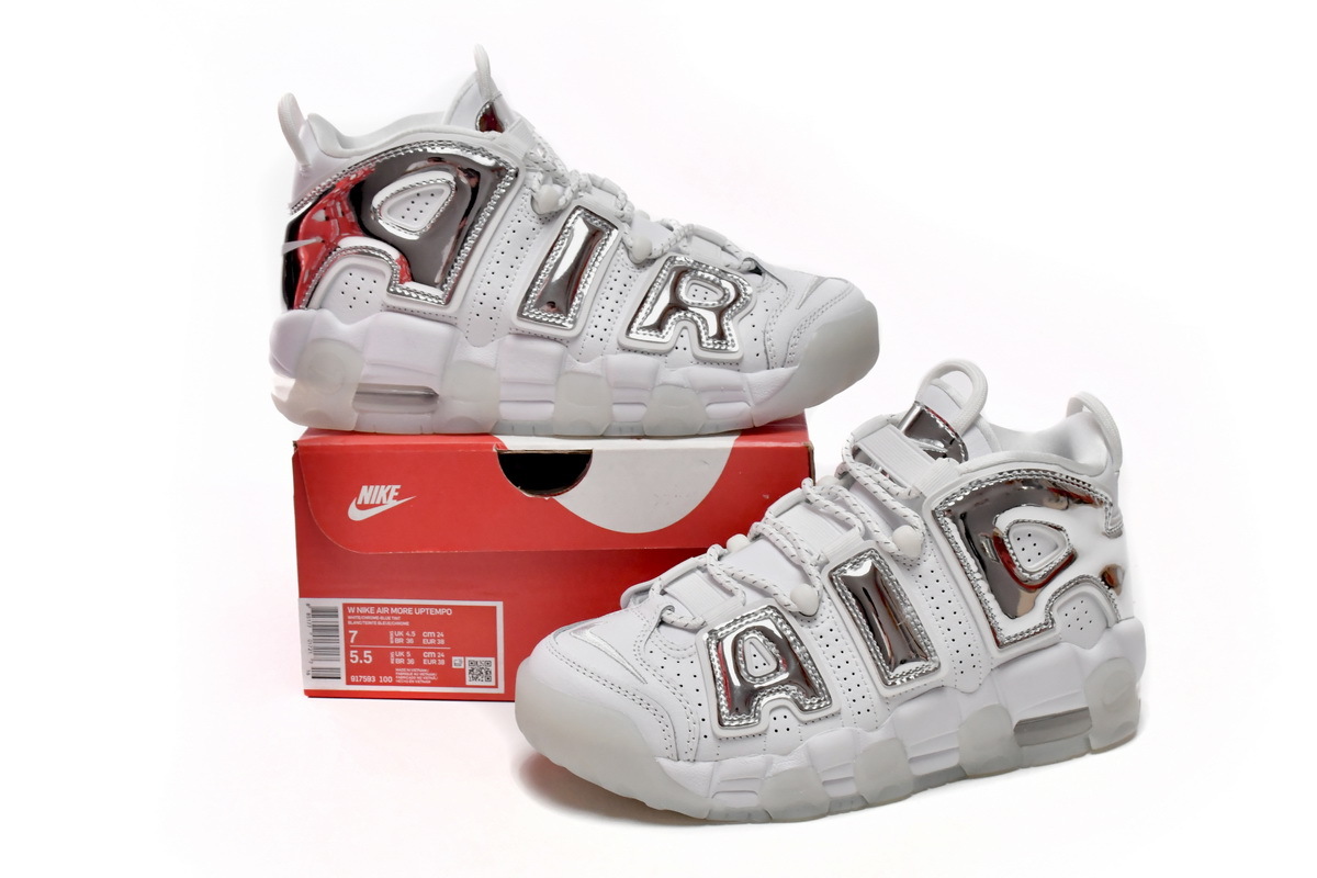  Air More Uptempo Chrome White (W), 917593-100