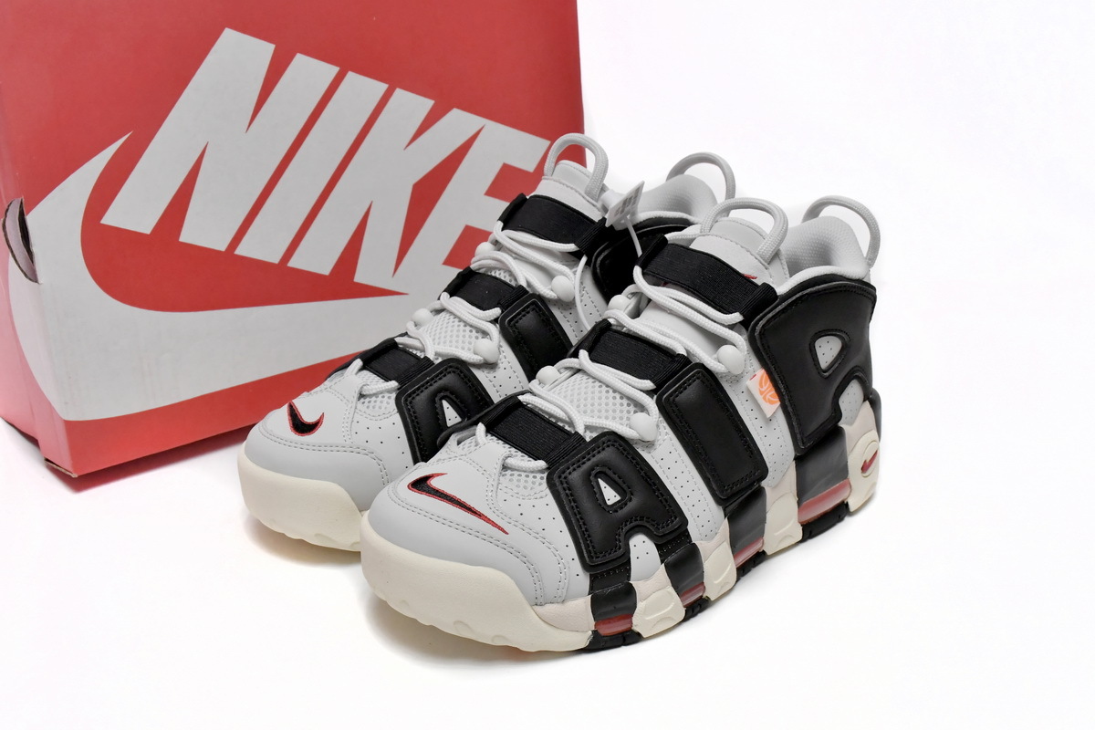 Air More Uptempo Gray-black Orange,DX3356-001