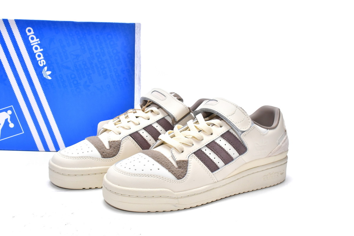  GET Originals Forum 84 Low Fleece White Brown,GY4126  