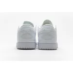 GET Jordan 1 Low White Pure Platnium,553558-130