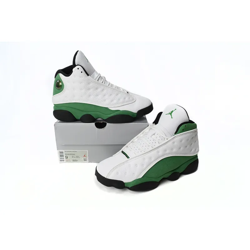 Perfectkicks Jordan 13 Retro White Lucky Green (GS),DB6536-113