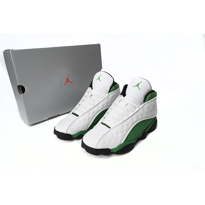 Perfectkicks Jordan 13 Retro White Lucky Green (GS),DB6536-113