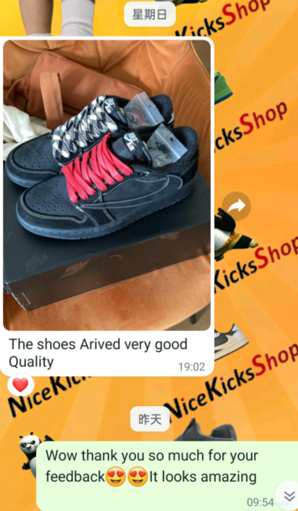  Perfectkicks Travis Scott x Air Jordan 1 Low Black Phantom,DM7866-001 