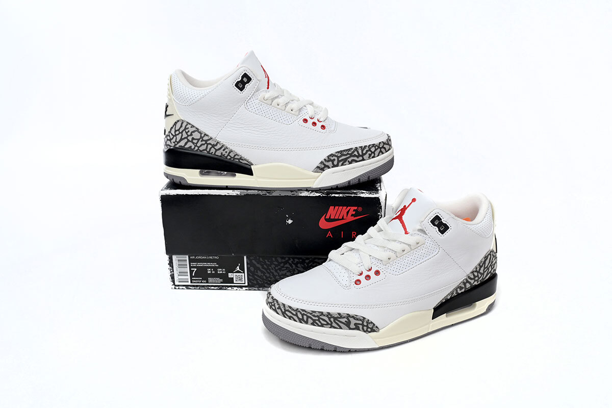  Perfectkicks Jordan 3 Retro White Cement Reimagined,DN3707-100
