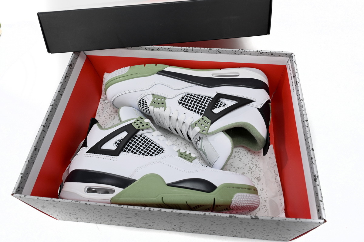  Perfectkicks Jordan 4 Retro Seafoam (W),AQ9129-103