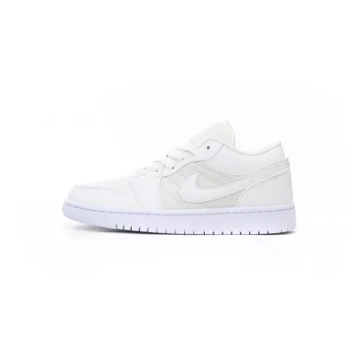 GET Jordan 1 Low Quilted White (W),DB6480-100 01