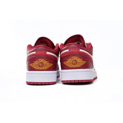 GET Jordan 1 Low Cardinal Red (GS),553558-414  02