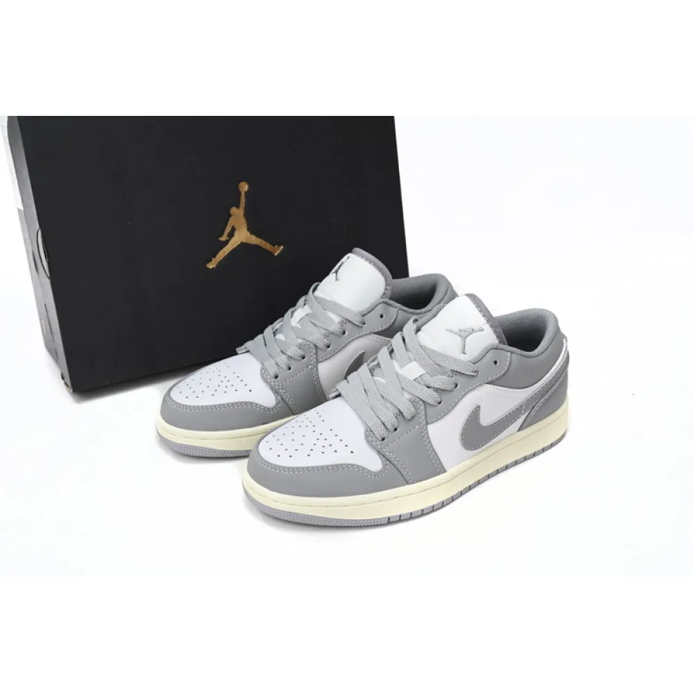 GET Jordan 1 Low Vintage Grey (GS),553560-053