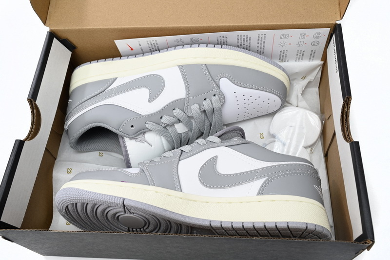  GET Jordan 1 Low Vintage Grey (GS),553560-053