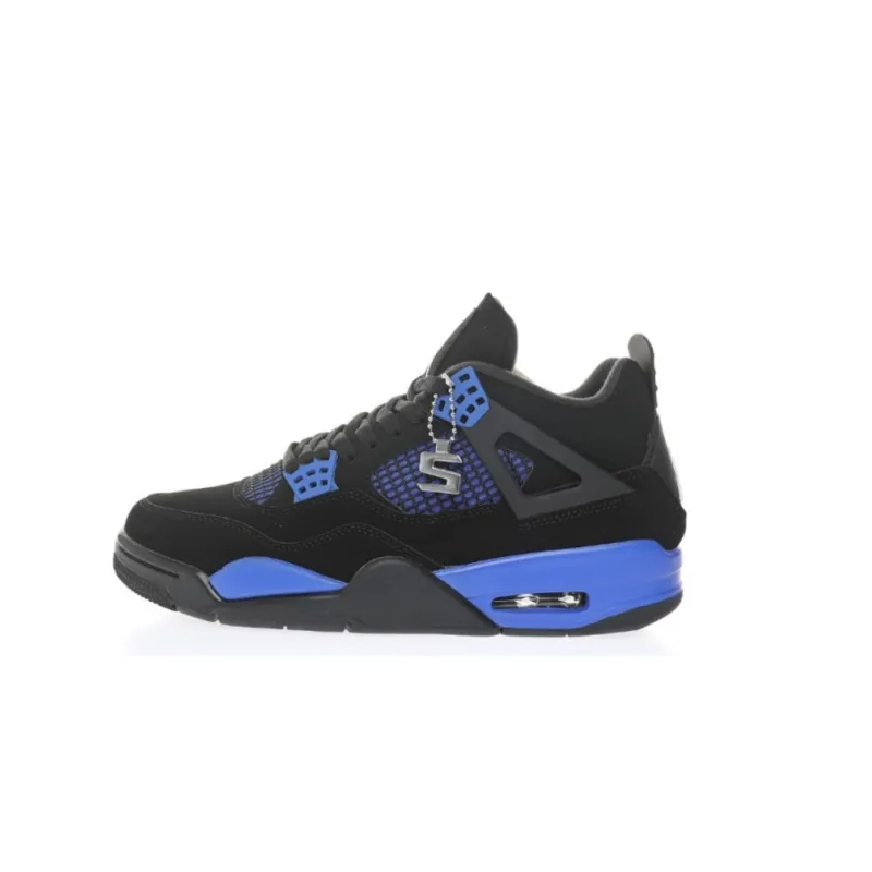 Perfectkicks Air Jordan 4 Retro Black Blue,CT8527-018 