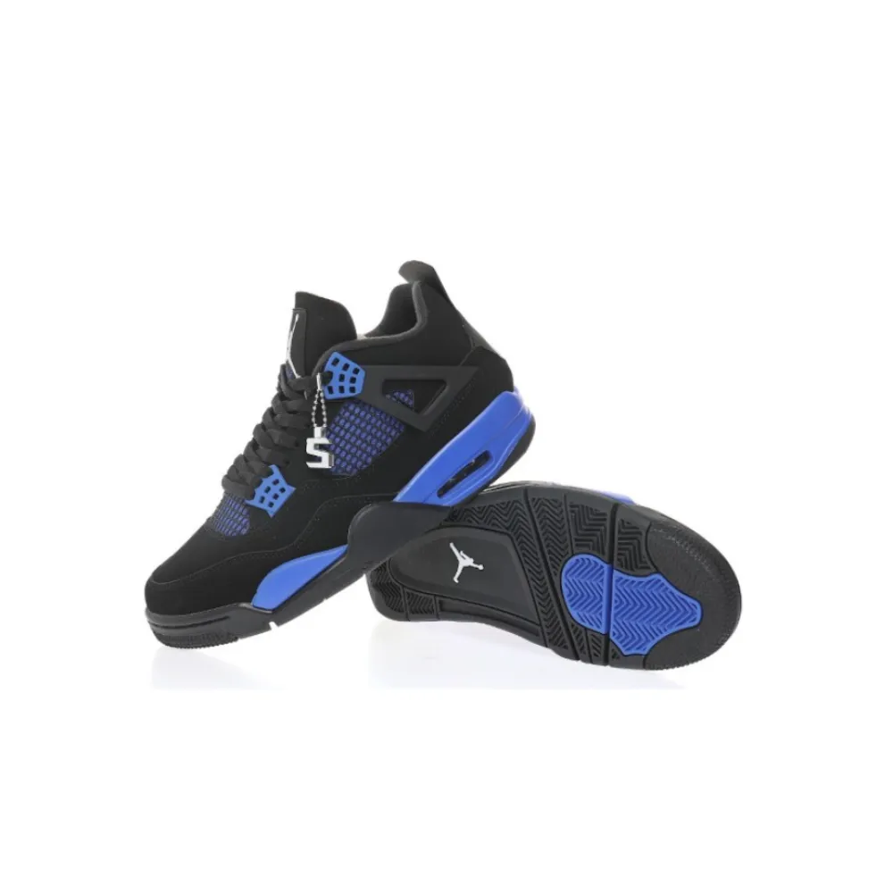 Perfectkicks Air Jordan 4 Retro Black Blue,CT8527-018 