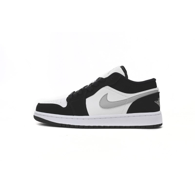  GET Jordan 1 Low Black and White Gray,552780-018 01