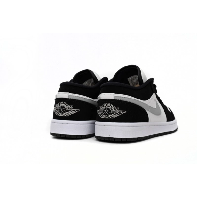  GET Jordan 1 Low Black and White Gray,552780-018 02