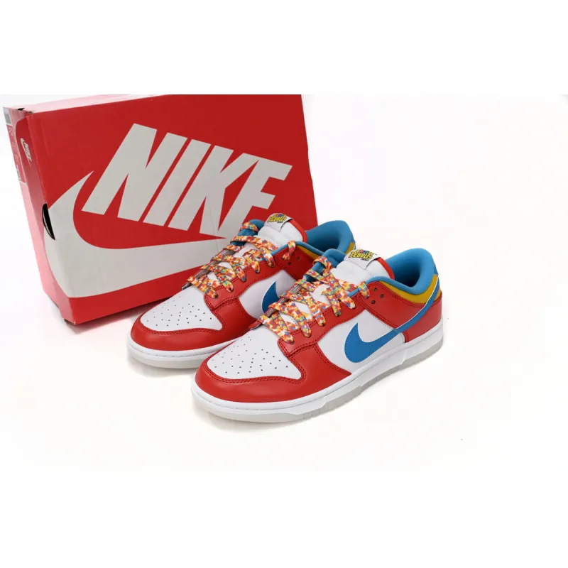  ❗❗Free shipping❗❗Perfectkicks Dunk Low QS LeBron James Fruity Pebbles,DH8009-600
