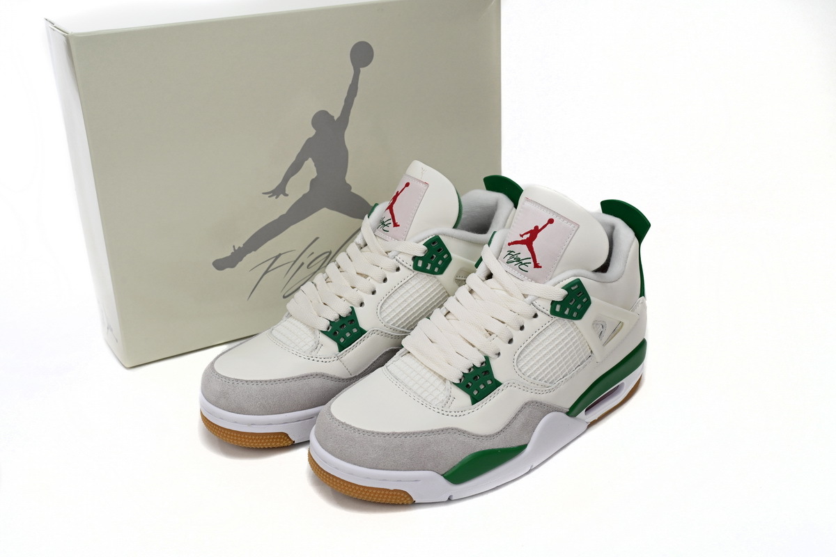  Perfectkicks Jordan 4 Retro SB Pine Green, DR5415-103
