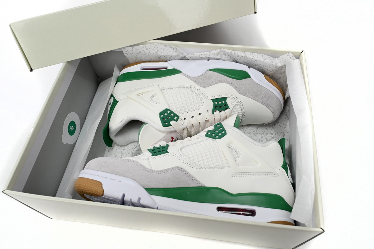  Perfectkicks Jordan 4 Retro SB Pine Green, DR5415-103