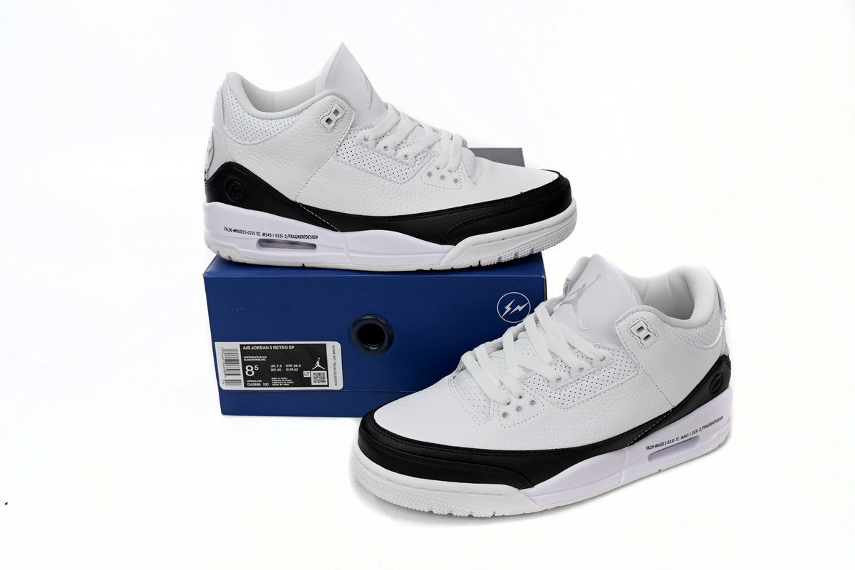 【BF 50% OFF】Perfectkicks Jordan 3 Retro Fragment, DA3595-100 F
