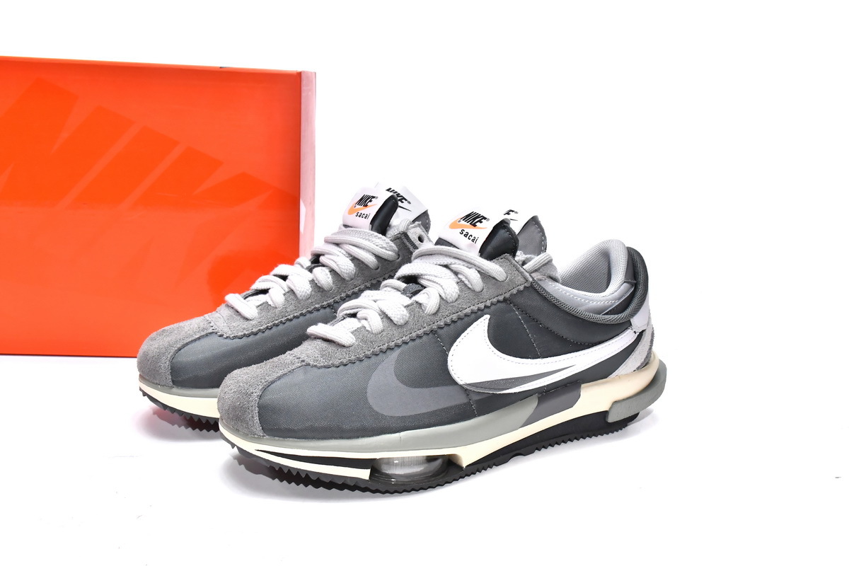  Perfectkicks Zoom Cortez SP sacai Iron Grey,DQ0581-001