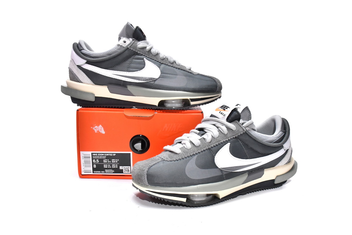  Perfectkicks Zoom Cortez SP sacai Iron Grey,DQ0581-001