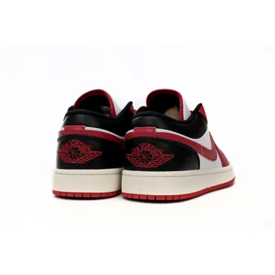 GET Jordan 1 Low Reverse Black Toe, DC0774-160 02