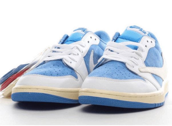  Perfectkicks Travis Scott x Fragment x Air Jordan 1 Low “UNC Blue”,CQ4277-212