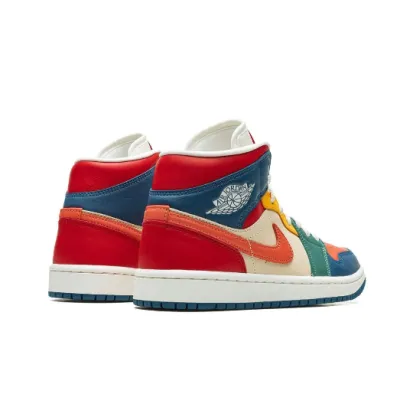 GET Jordan 1 Mid SE Multi Color (2022) (Women's), DN3738-400 02