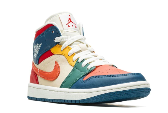  GET Jordan 1 Mid SE Multi Color (2022) (Women's), DN3738-400
