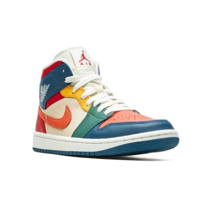 Perfectkicks Jordan 1 Mid SE Multi Color (2022) (Women's), DN3738-400 02