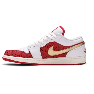 GET Jordan 1 Low SE 'SPADES',DJ5185-100 01