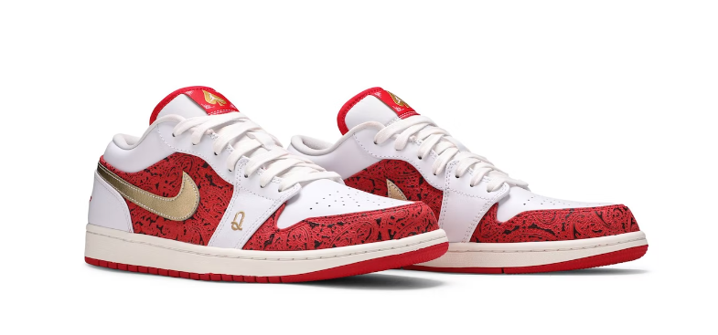  GET Jordan 1 Low SE 'SPADES',DJ5185-100