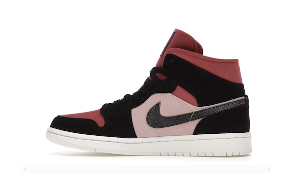  GET Jordan 1 Mid Canyon Rust (Women's), BQ6472-202