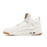 Perfectkicks Jordan 4 Retro Levi's White (Levi's Tag), AO2571-100