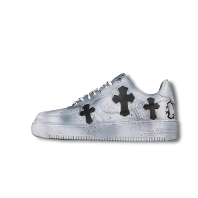 Perfectkicks Custom AF1 'Chrome Crosses', FQYO53525752 01