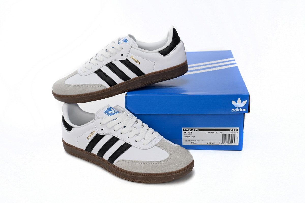  GET Originals Samba Vegan /OG White Black, H01877