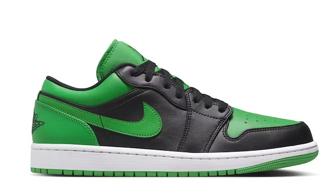  GET Jordan 1 Low Lucky Green, 553558-065