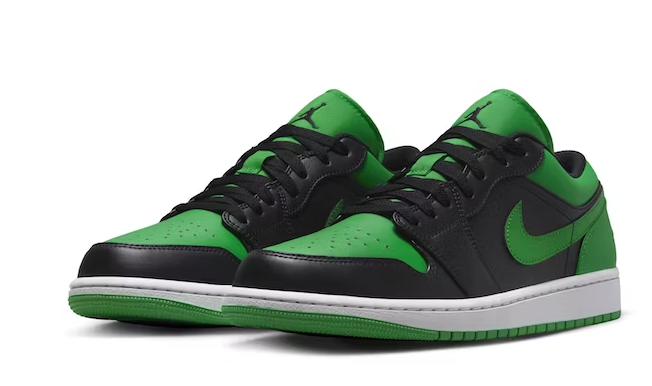 GET Jordan 1 Low Lucky Green, 553558-065