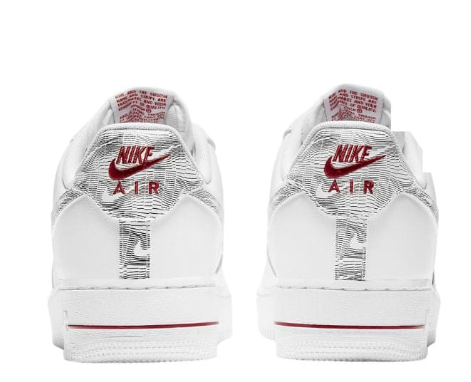  GET Air Force 1 Low Topography Pack White University Red,DH3941-100