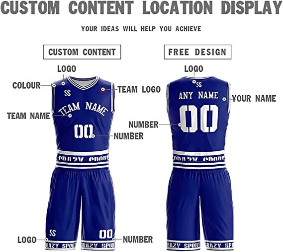  Custom Basketball Jerseys #1(Free Shipping)