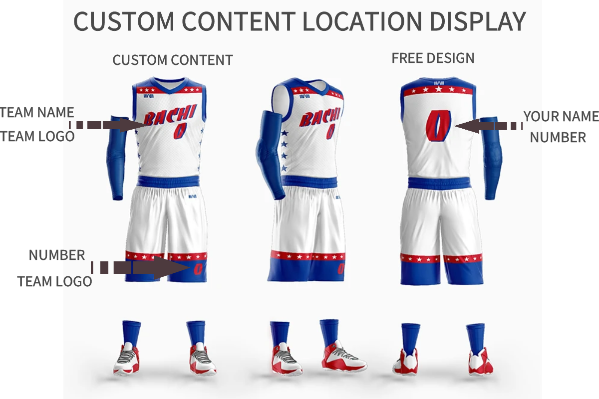  Custom Basketball Jerseys #4(Free Shipping)