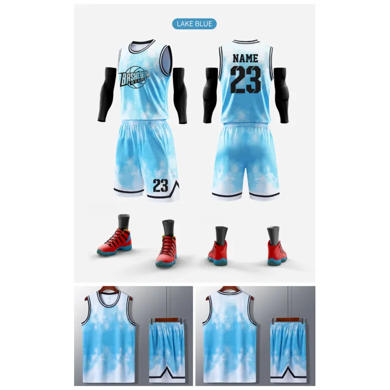  Custom Basketball Jerseys #5 (Free Shipping)